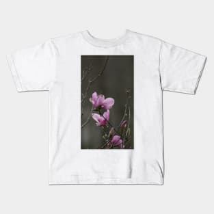 Close up of Pink Magnolia flowers in spring season. Kids T-Shirt